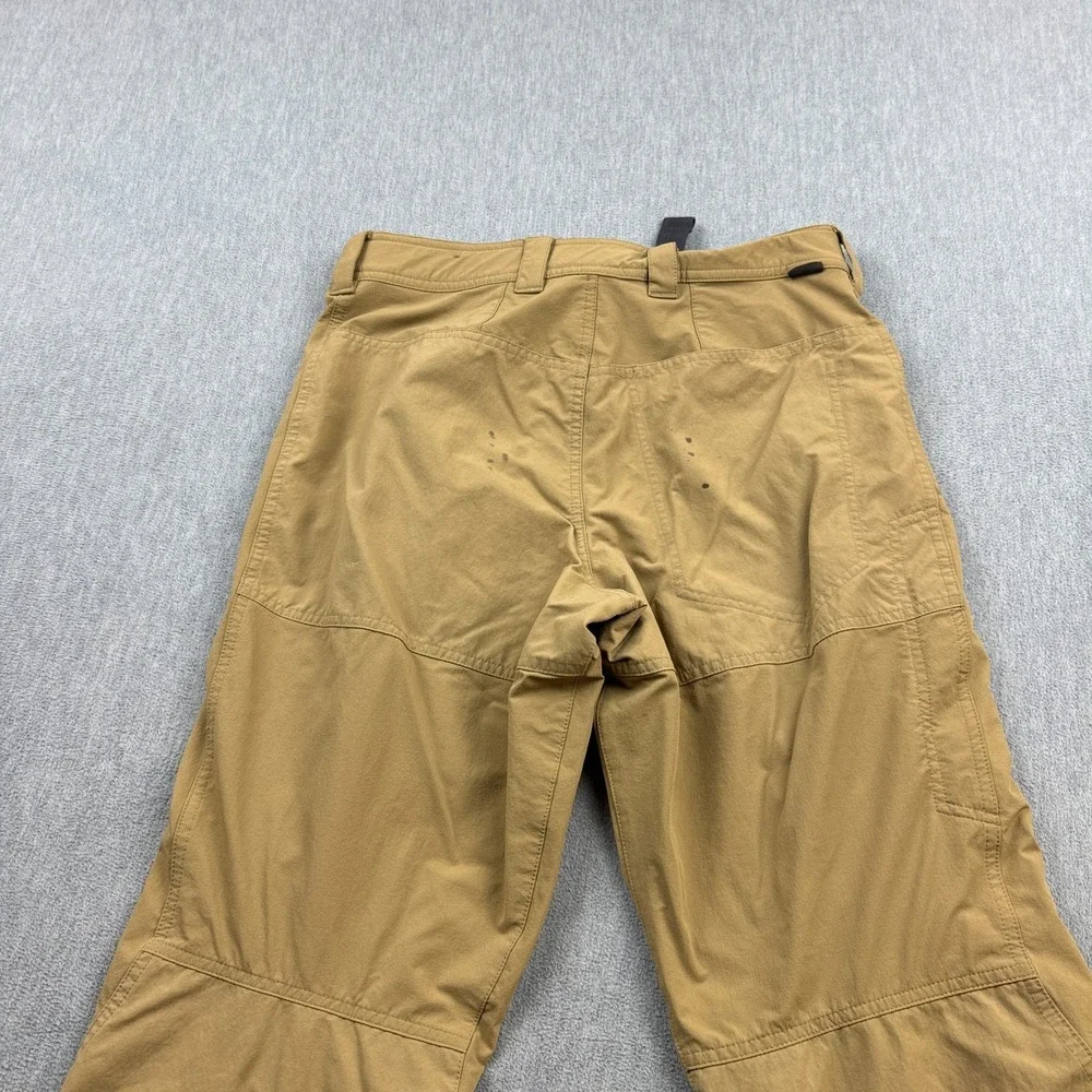 REI Co-op Pants Mens 32x32 Brown Screeline‎ Belted Hiking Outdoor Utility Casual